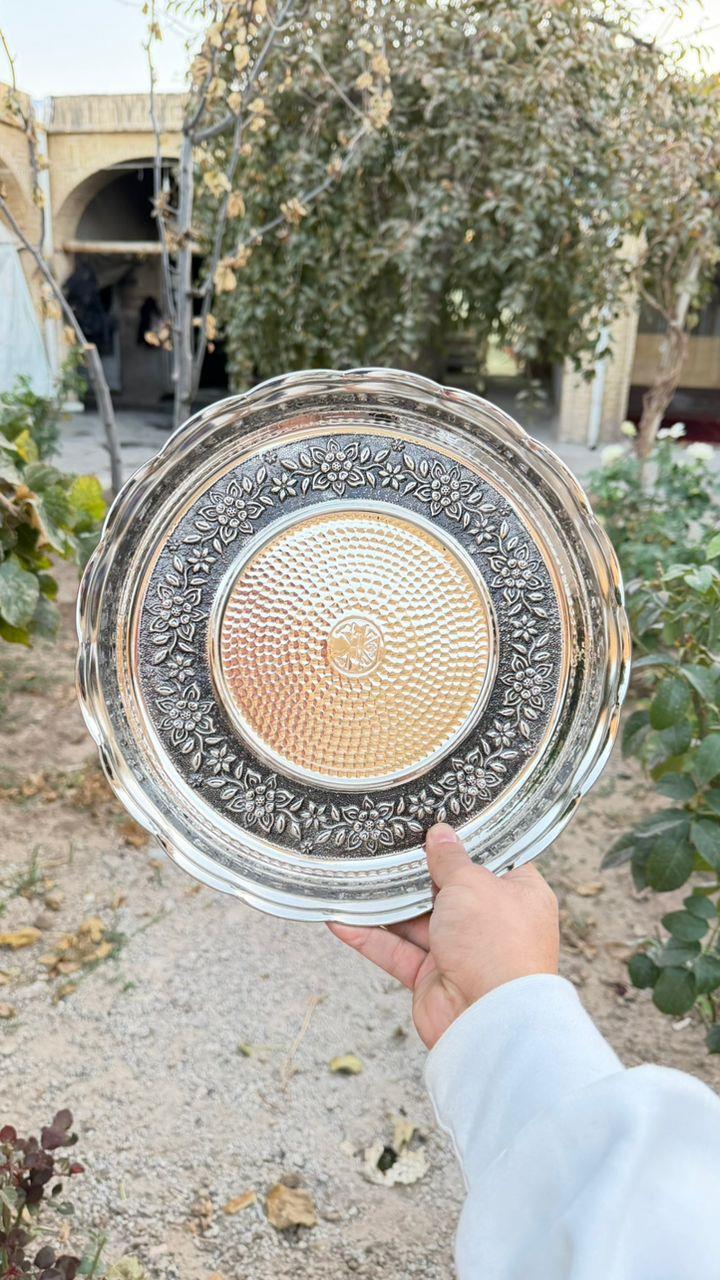 سینی مسی گلبرگ جدید کروم 