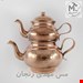  ست کتری و قوری مسی طرح قجری زنجان چکشی 