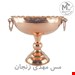 میوه خوری مسی مدل گوشواره دار طرح چکشی