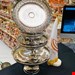   ست پذیرایی مسی زیرساختش مس هست که ابکاری کروم شده به رنگ سیلور در اومده وزن کلی کار 2کیلو600گرم هست با مهر اصلی زنجان قطر دهانه محصولات به ترتیب میوه 28 سانتی شیرینی 25سانتیاجیل 22 سانتی شکلات 18 سانتی
