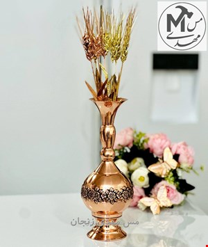 گلدان مسی گلبرگ نانو بدون سیاهی دقت کنید در تیک محصول 