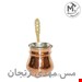 قهوه جوش مسی مدل دسته برنجی سایز 3 مناسب 3شات 