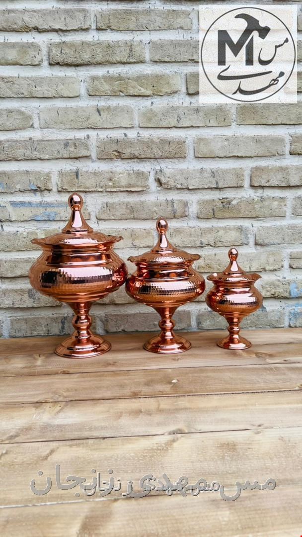 شکلات خوری مسی چکشی دربدار نانو