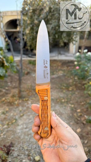 چاقو حیدری متوسط دسته چوبی سایز2