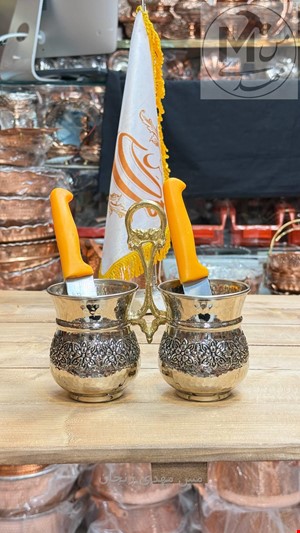 جاقاشق مسی گلبرگ دوقلو کروم شده 