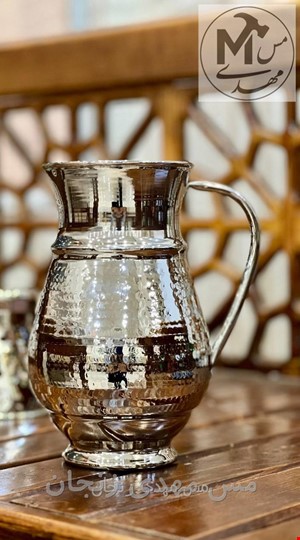 پارچ مسی چکشی کروم 