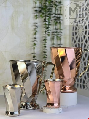 لیوان پیچی مسی پارچ پیچی مسی