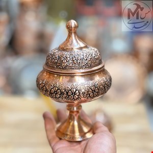 قندان گلبرگ مسی صفینه ای 