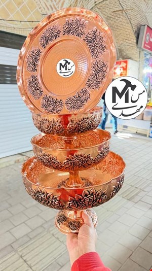 ست پذیرایی رز سلطنتی 4 پارچه 