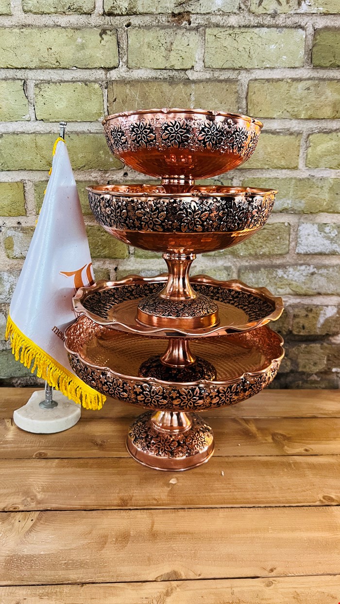 ست پذیرایی گل دار جزی    (گلخانه)