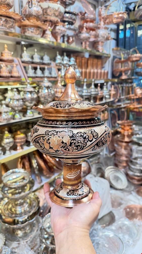 شکلات خوری مسی بزرگ 