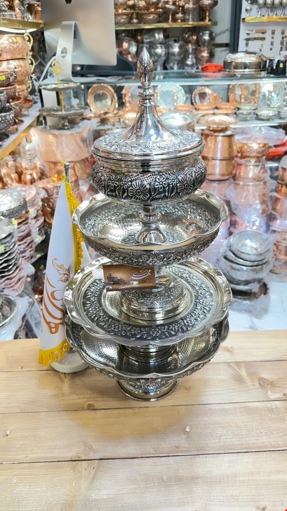 ست پذیرایی مسی کروم دربدار 