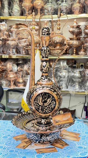 افتابه لگن مسی بزرگ 50سانتی 