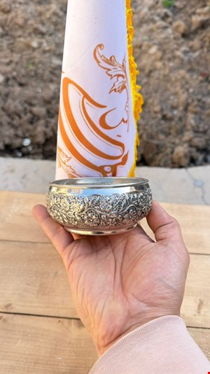 پیاله مسی کروم 