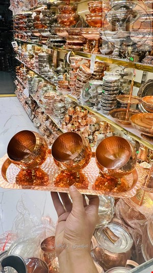 گوی مسی 3پایه چکشی مسی نانو