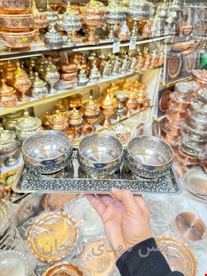 اردو خوری مسی کروم شده 