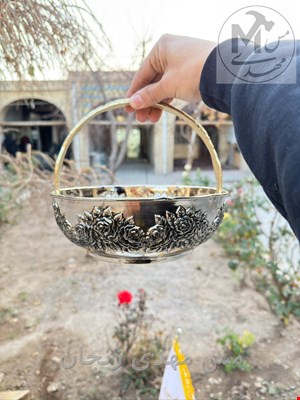 سبد مسی کروم بزرگ رز سلطنتی