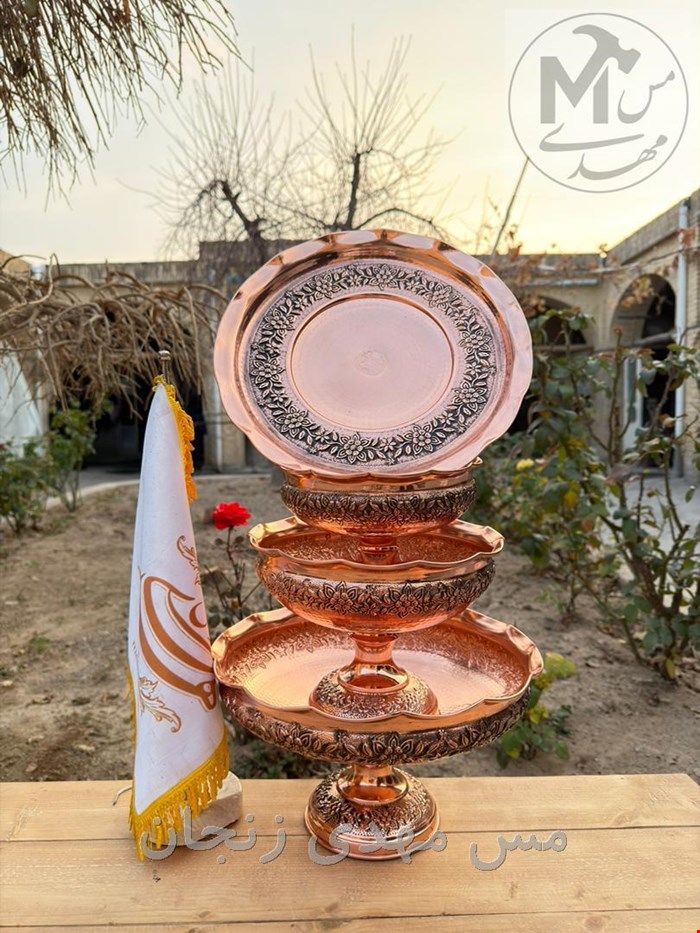 ست 4 پارچه مسی نانو تضمینی 