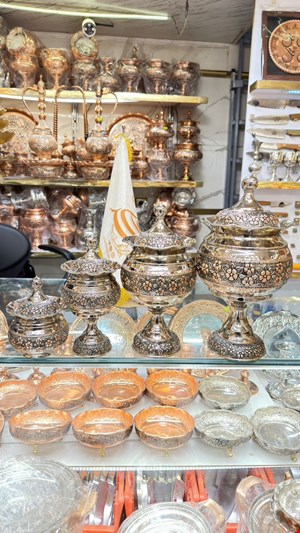 ست پذیرایی 4 پارچه الماس 