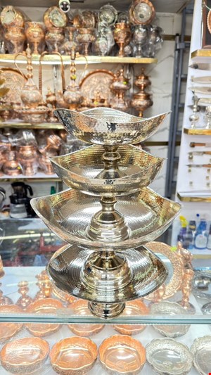 ست پذیرایی مسی مینیمال چکشی 