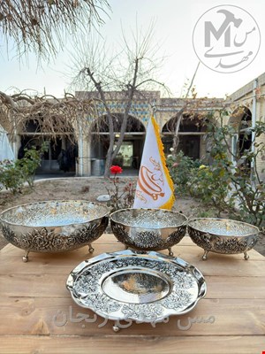 ست پذیرایی کروم رز سلطنتی مسی