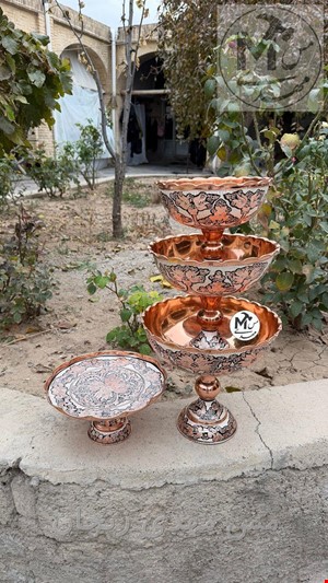 ست پذیرایی مسی نقره کوبی زنجان 