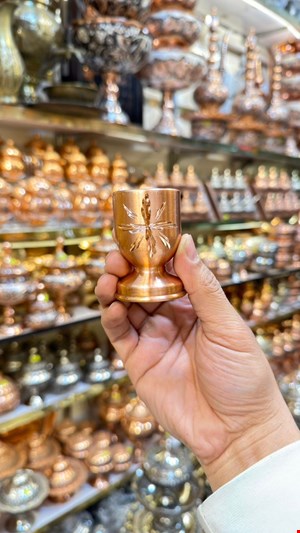 نمکدان مسی سرتخت نانو شده 