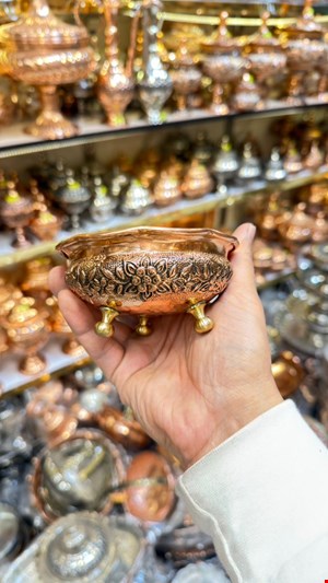 پیاله مسی 3 پایه نانو