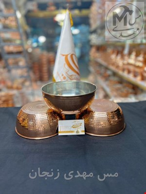 کاسه ابگوشت مسی چکشی 