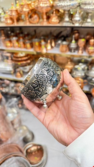 گوی مسی گلبرگی کروم 